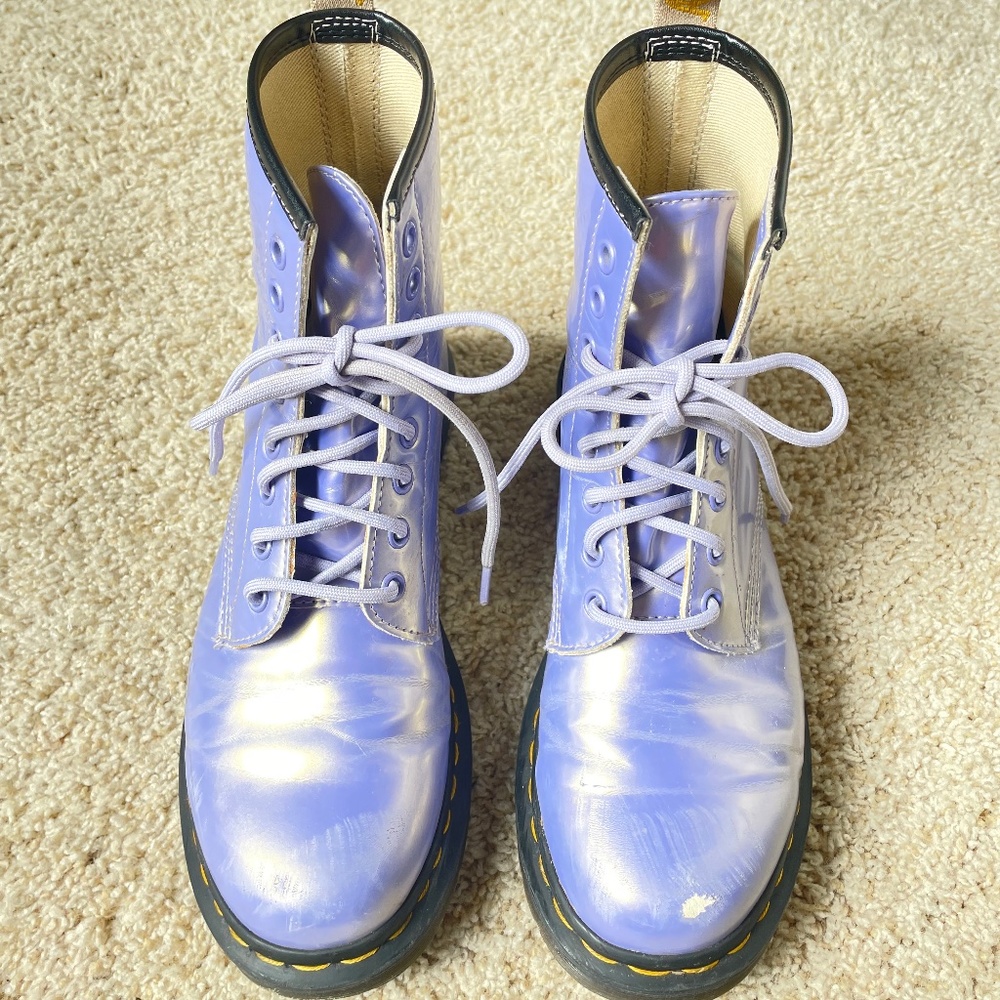 Iridescent Doc Martens